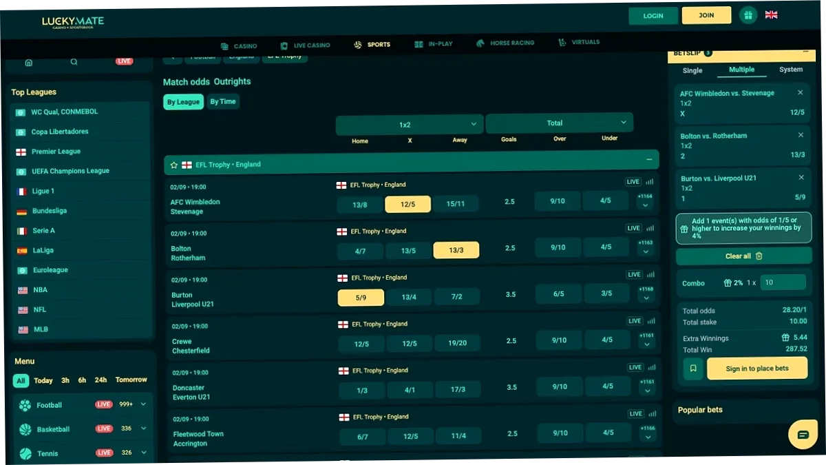 LuckyMate Casino Platform